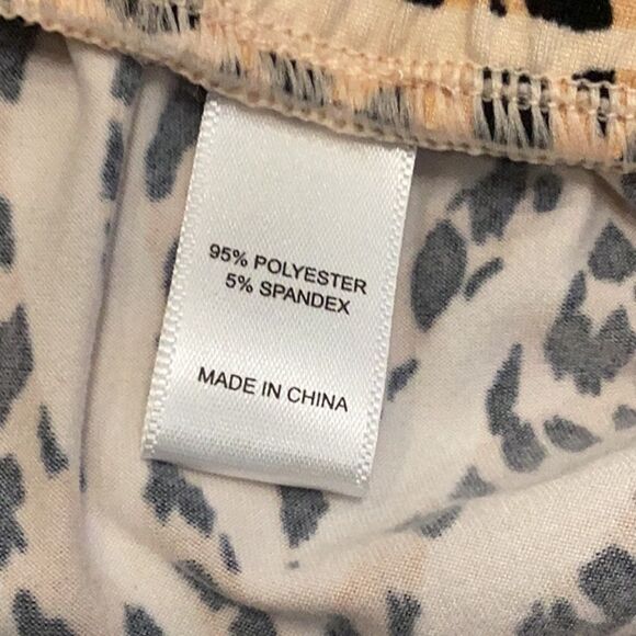 Comfort Code By Cuddle Duds Plus XL Jumpsuit Romper With Pockets Animal Print - Picture 11 of 12